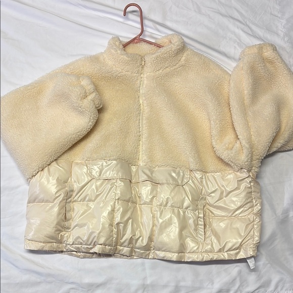 Fabletics Cream Puffer Jacket - Picture 2 of 5